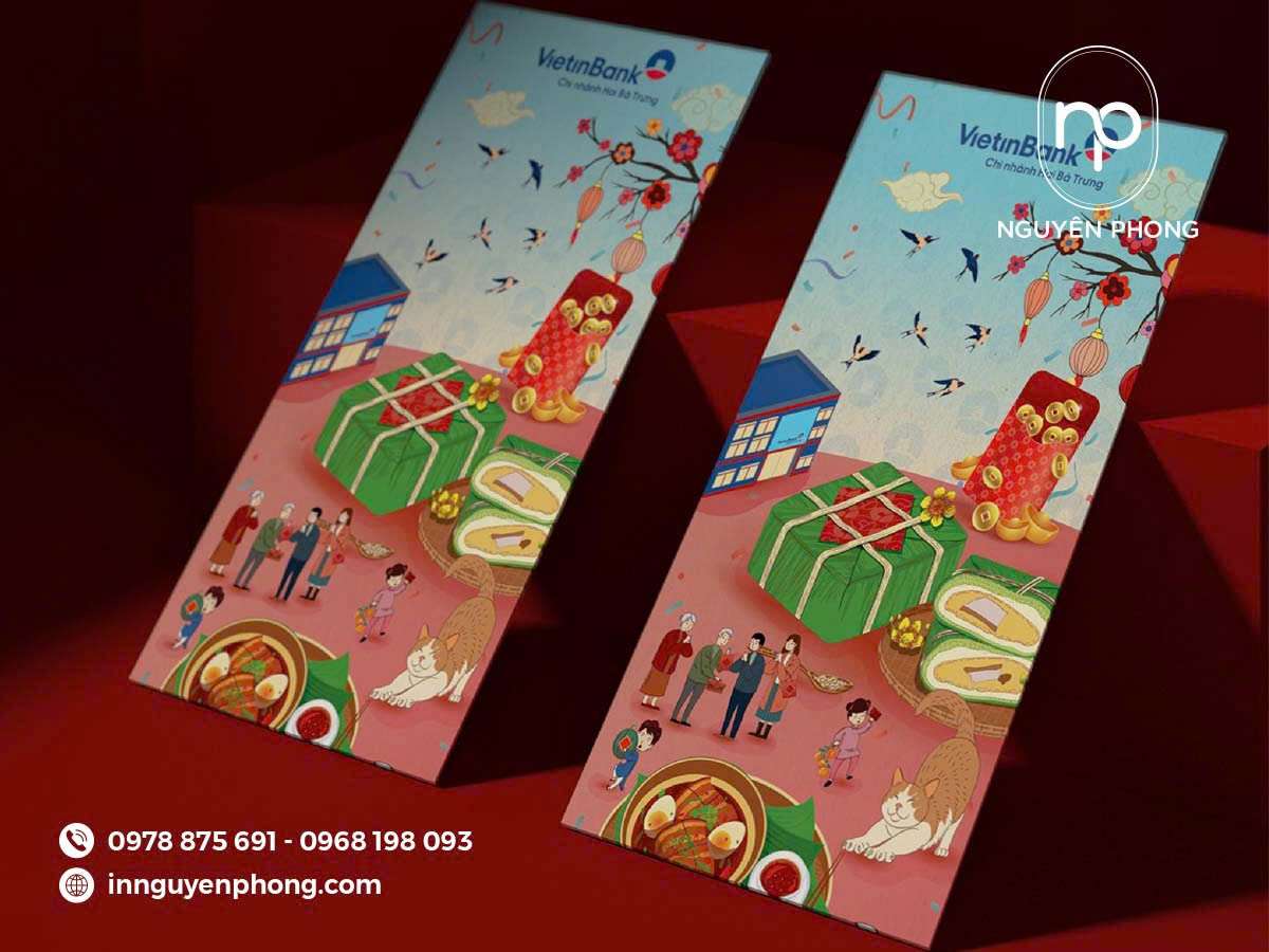 In bao lì xì đẹp, giá tốt tại Nguyên Phong 